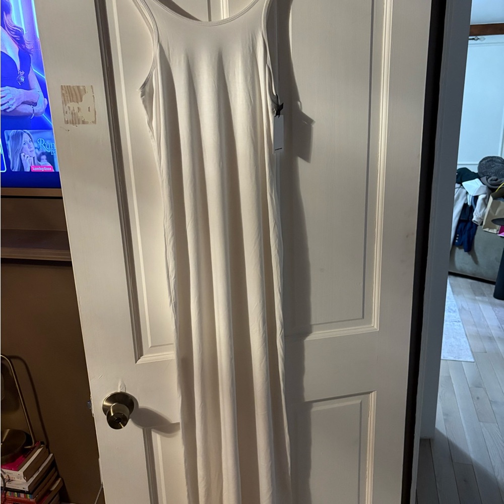 Alexandra Wang Women's White Maxi Tank Dress